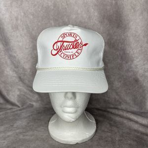 Vintage YR Headwear Trusler Sports Complex Trucker White Adjustable Hat Cap